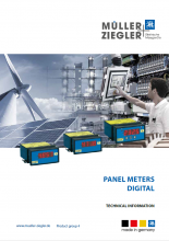 MÜLLER + ZIEGLER - PANEL METERS DIGITAL