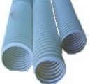 Non-flammable corrugated pipes